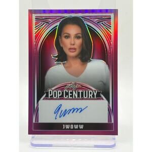 2024 Leaf Metal Pop Century JWoww Prismatic Pink Auto 4/7 SP Jersey Shore